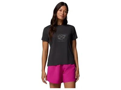 Columbia Parsons Point Short Sleeve Graphic T-shirts In Black