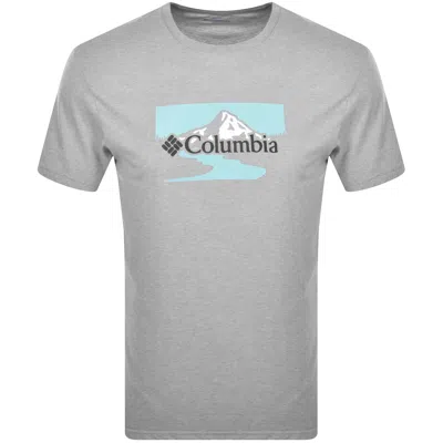 Columbia Path Lake Graphic T Shirt Grey In Gray