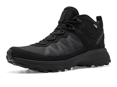 Columbia Peakfreak Rush Mid Outdry Men's Shoes Black/shark: 11.5 D - Medium, Canvas/synthetic