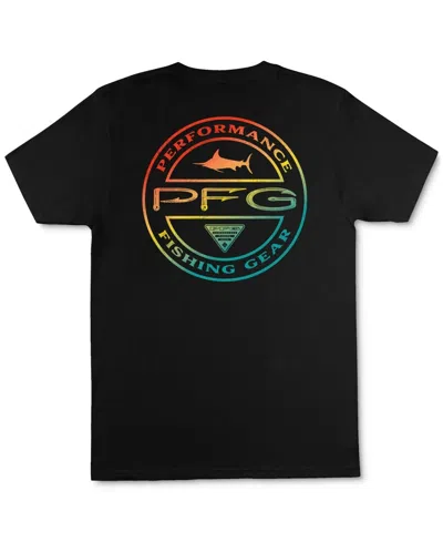 Columbia Performance Fishing Gear T-shirt Mens Black Graphic Print Fts1044