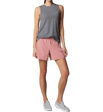 Columbia Performance Fishing Gear Uncharted Shorts In Sandalwood Pink In Gray