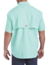 Columbia Men's Big & Tall Bahama Ii Short Sleeve Shirt In Gulf Stream