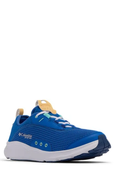 Columbia Pfg Castback™ Water Resistant Fishing Shoe In Vivid Blue/cocoa Butter