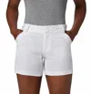 Columbia Pfg Coral Point Iii Shorts Women's White Stretch 7" Inseam Kfc126 In White