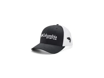 Columbia Pfg Logo Mesh Snap Back Baseball Caps Black/red Fish 1: One Size (6 1/2-7 1/2)