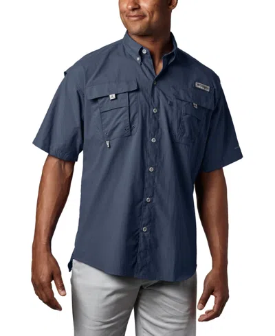 Columbia Pfg Men's Bahama Ii Upf-50 Quick Dry Shirt In Collegiate Navy