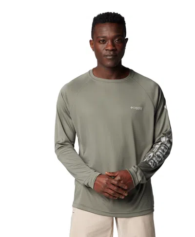 Columbia Pfg Men's Terminal Tackle Upf 50 Quick Dry Shirt In Cypress,c
