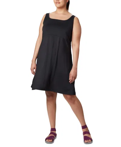 Columbia Pfg Plus Size Active Printed Freezer Iii Dress In Nocturnal