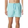 Columbia Men's Performance Rambler Logo Swim Trunks In Blue