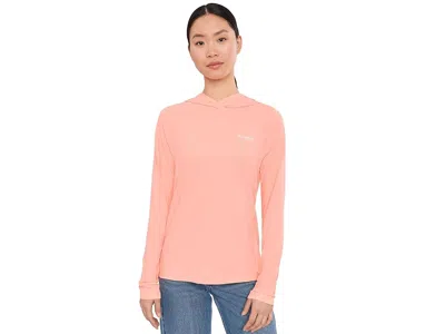 Columbia Pfg Solar Stream Ii Hoodie In Pink