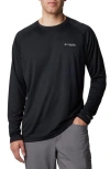 Columbia Pfg Solar Stream™ Long Sleeve Performance T-shirt In Black