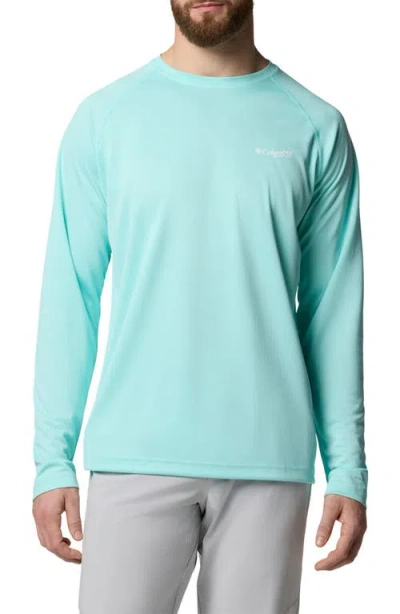 Columbia Pfg Solar Stream™ Long Sleeve Performance T-shirt In Blue