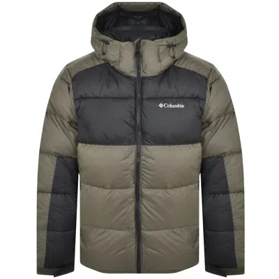Columbia Hooded Puffer Jacket In Green
