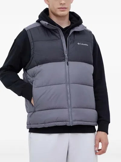 Columbia Pike Lake Two-tone Gilet In Multi