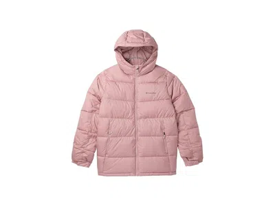 Columbia Pike Laketm Ii Hooded Jacket (little Kids/big Kids) Kid's Clothing Eraser Pink : Lg (14-16 Big Kids)