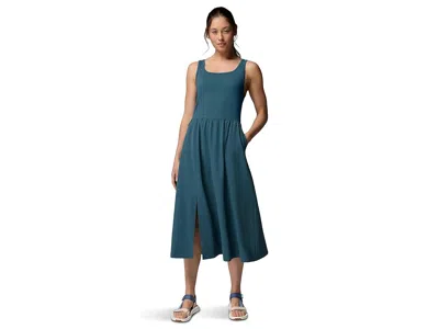 Columbia Pinetown Canyon Rib Dress In Blue