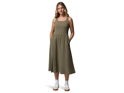 Columbia Pinetown Canyon Rib Dress In Green