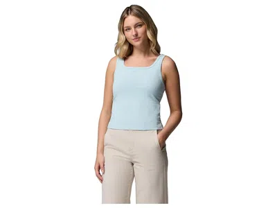 Columbia Pinetown Canyon Rib Tank Top In Blue