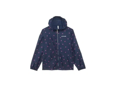 Columbia Pixel Grabber Ii Reversible Jacket (little Kid/big Kid) Kid's Clothing Collegiate Navy Sundot : Xl ( In Blue