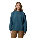 Columbia Plus Size Aldermore Crewneck Sweatshirt In Blue