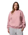 Columbia Plus Size Aldermore Crewneck Sweatshirt In Pink