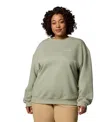 Columbia Plus Size Aldermore Crewneck Top In Safari