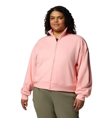 Columbia Plus Size Aldermore Full Zip Fleece Top