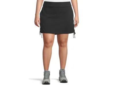 Columbia Plus Size All Seasons Ruched Skort In Black