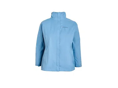 Columbia Plus Size Arcadia Iitm Jacket Women's Coat Rainy Day: 3x In Blue