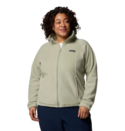 Columbia Plus Size Benton Springs Fleece Jacket In Brown