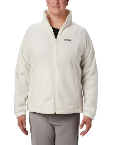 Columbia Plus Size Benton Springs Fleece Jacket In Gray