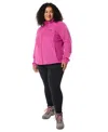 Columbia Plus Size Benton Springs Fleece Jacket In Pink