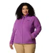 Columbia Plus Size Benton Springs Fleece Jacket In Purple