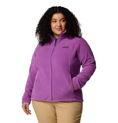 Columbia Plus Size Benton Springs Fleece Jacket In Red