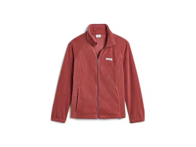 Columbia Plus Size Benton Springs Full Zip Women's Coat Red Oxide: 3x, Fleece/polyester