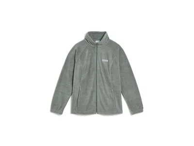 Columbia Plus Size Benton Springs Full Zip Women's Coat Sedona Sage: 2x, Fleece/polyester