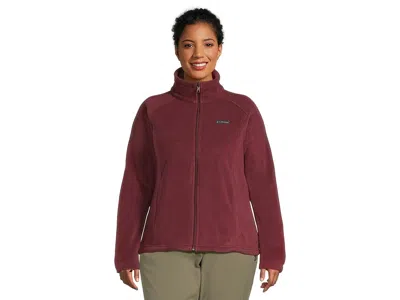 Columbia Plus Size Benton Springstm Full Zip In Burgundy