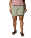 Columbia Plus Size Bluevista Hill Elastic Shorts In Green