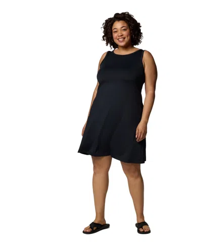 Columbia Plus Size Chill River Sleeveless Dress In Black