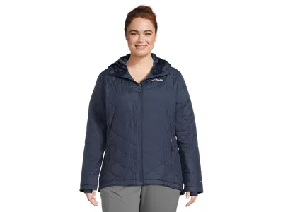 Columbia Plus Size Heavenly Hooded Jacket In Blue
