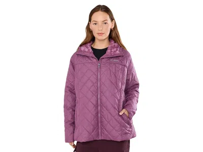 Columbia Plus Size Heavenlytm Jacket Copper Cresttm Ii Hooded Jacket Women's Clothing Antique Mauve: 3x, Flee In Purple