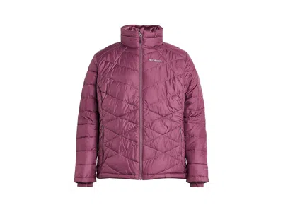 Columbia Plus Size Heavenlytm Jacket Women's Coat Antique Mauve: 1x, Polyester In Purple