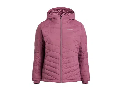 Columbia Plus Size Joy Peaktm Ii Hooded Jacket Women's Clothing Antique Mauve: 3x In Pink