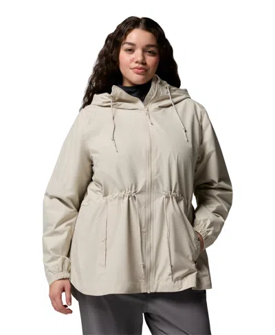 Columbia Plus Size Lillian Ridge Ii Hooded Jacket In Neutral