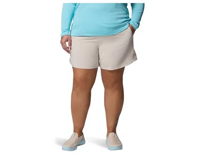 Columbia Plus Size Pfg Castbacktm Shorts In Neutral