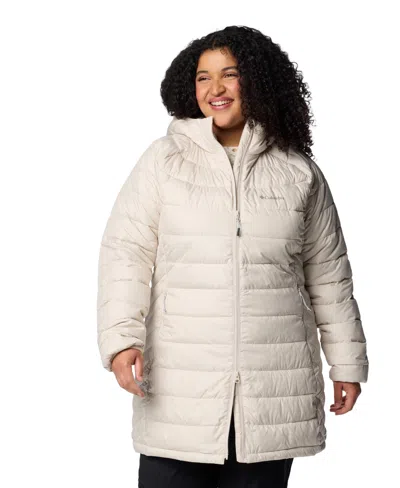 Columbia Plus Size Powder Lite Ii Mid Jacket In Gray