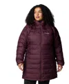 Columbia Plus Size Powder Lite Ii Mid Jacket In Purple