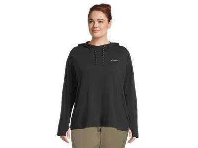 Columbia Plus Size Sun Trektm Hoodie Ii In Black