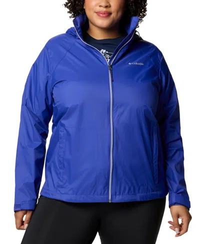 Columbia Plus Size Switchback Iv Jacket In Harbor Blue