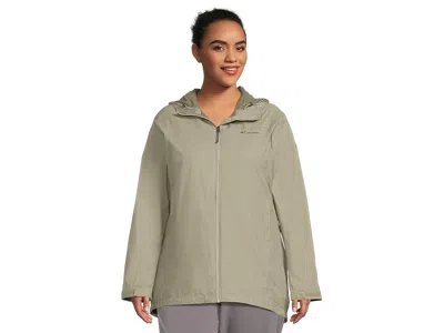 Columbia Plus Size Switchbacktm Ii Lined Long Jacket In Green